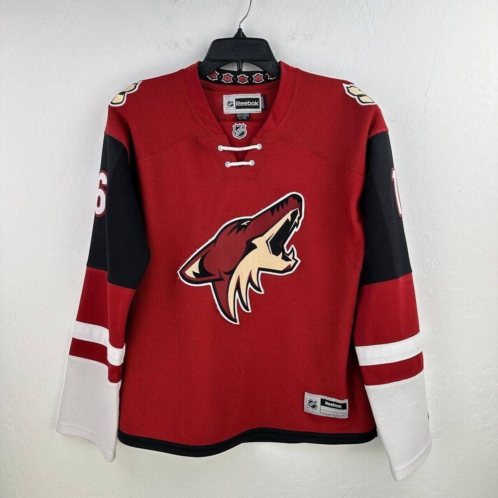 Arizona Coyotes Reebok Jersey Womens Large Red White Max Domi 16 NHL Hockey